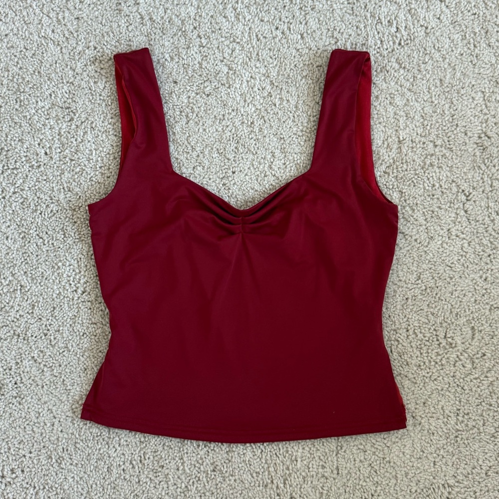 Princess Polly Rehna Top Burgundy